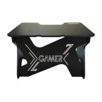 Компьютерный стол Generic Comfort Gamer Mini/DS/N, ШхГ: 120х90 см, цвет: черный/белый